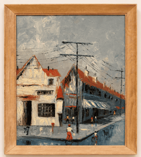 Highwaymen Street Corner Painting