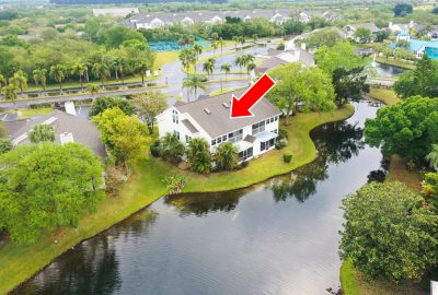 Aerial view of condo