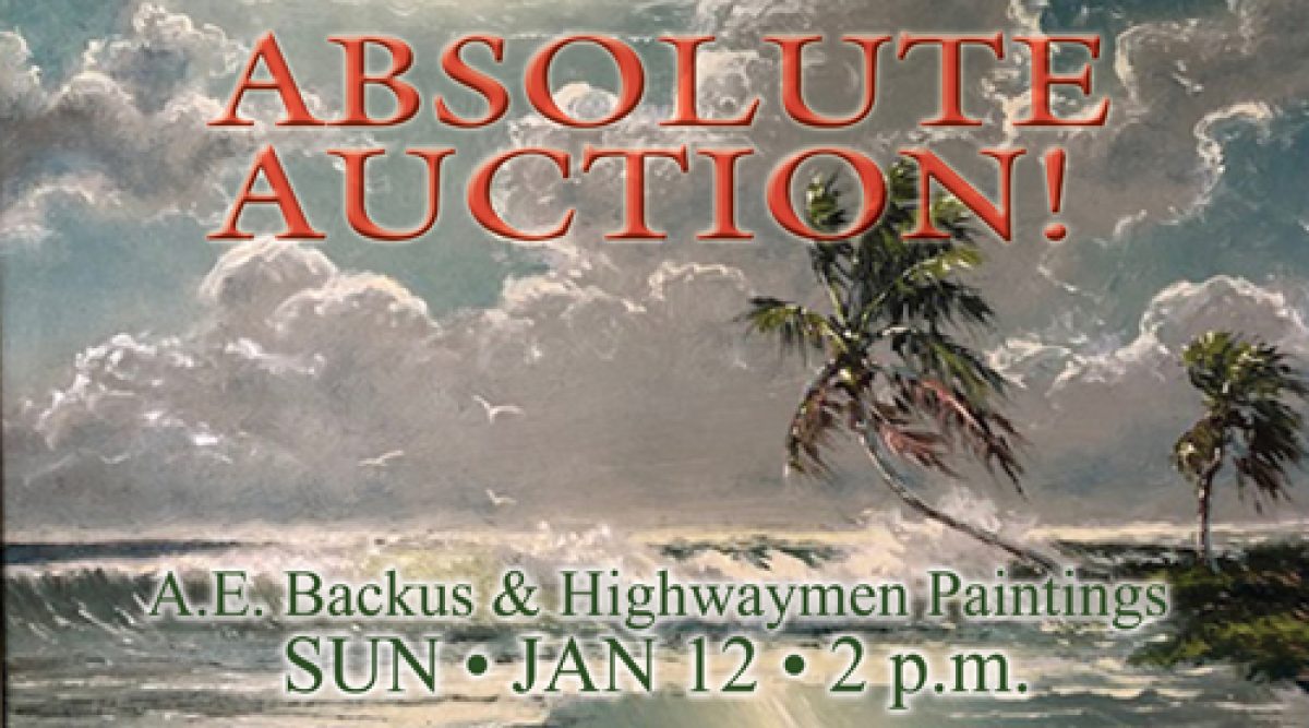 A.E. Backus and Highwaymen Painting