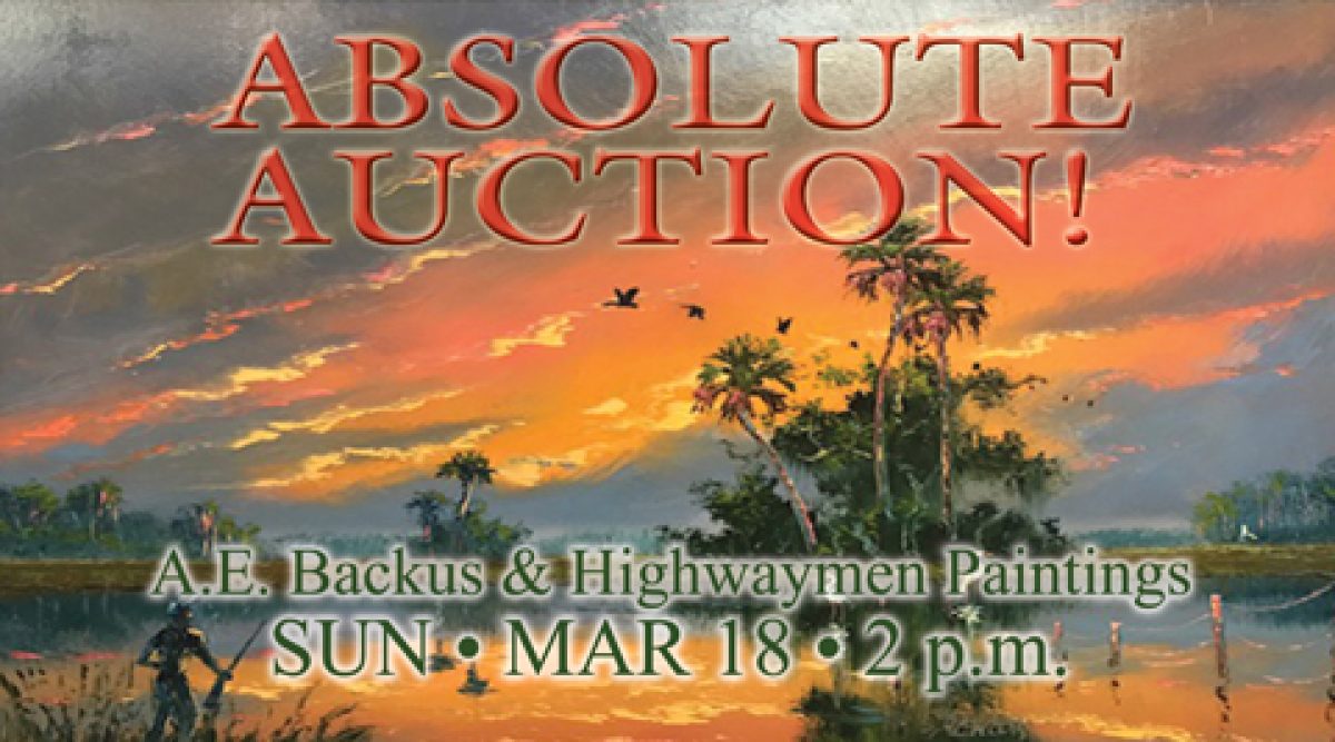 A.E. Backus and Highwaymen Painting